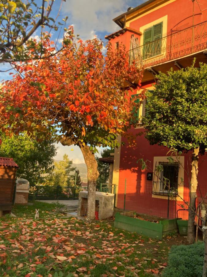 La Casa Rossa Arcola Con Vista Villa Exterior foto
