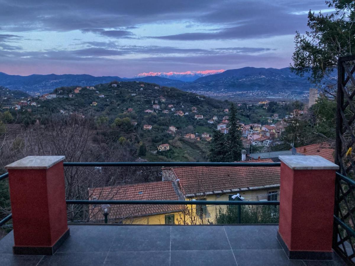 La Casa Rossa Arcola Con Vista Villa Exterior foto
