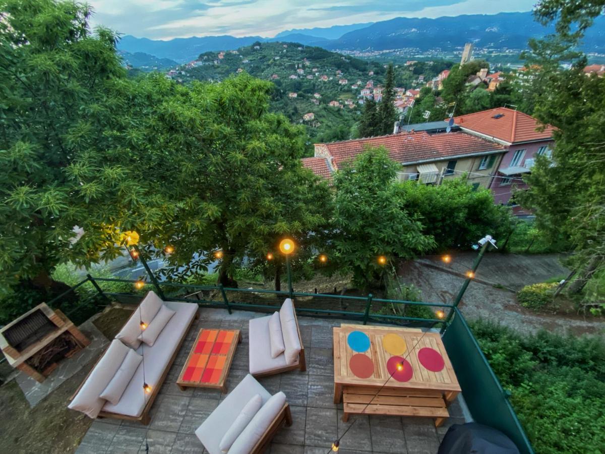 La Casa Rossa Arcola Con Vista Villa Exterior foto