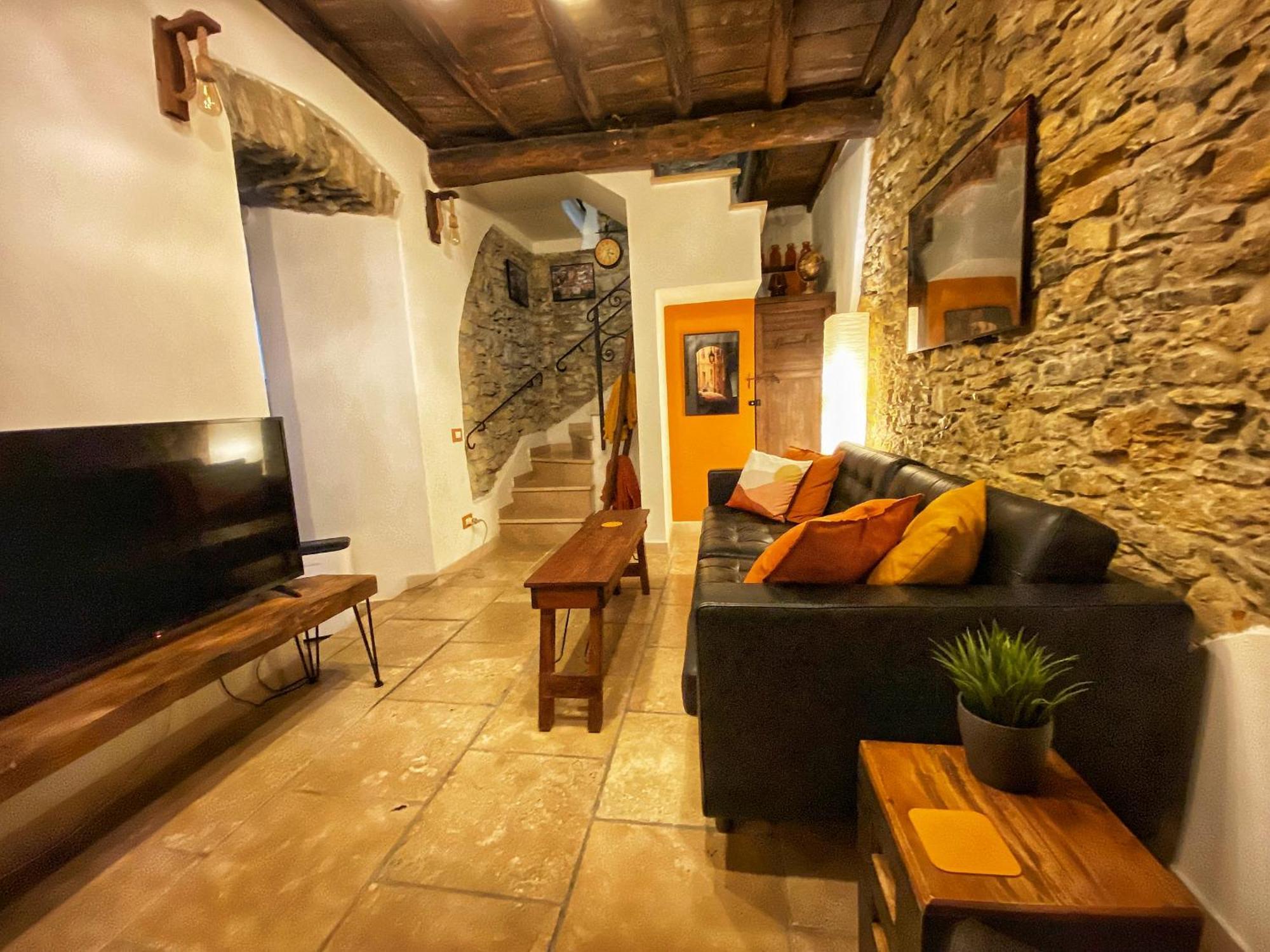La Casa Rossa Arcola Con Vista Villa Exterior foto