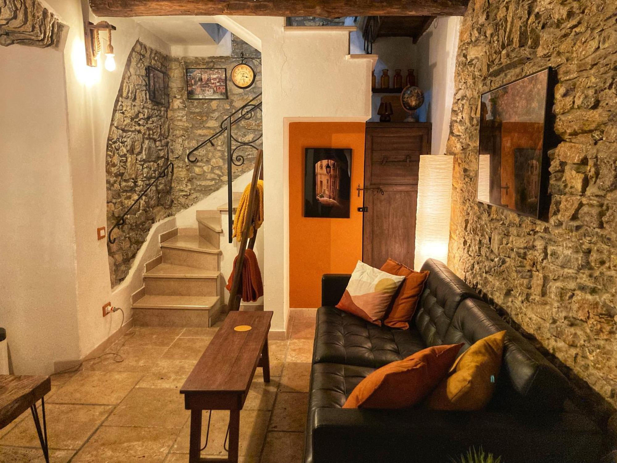 La Casa Rossa Arcola Con Vista Villa Exterior foto