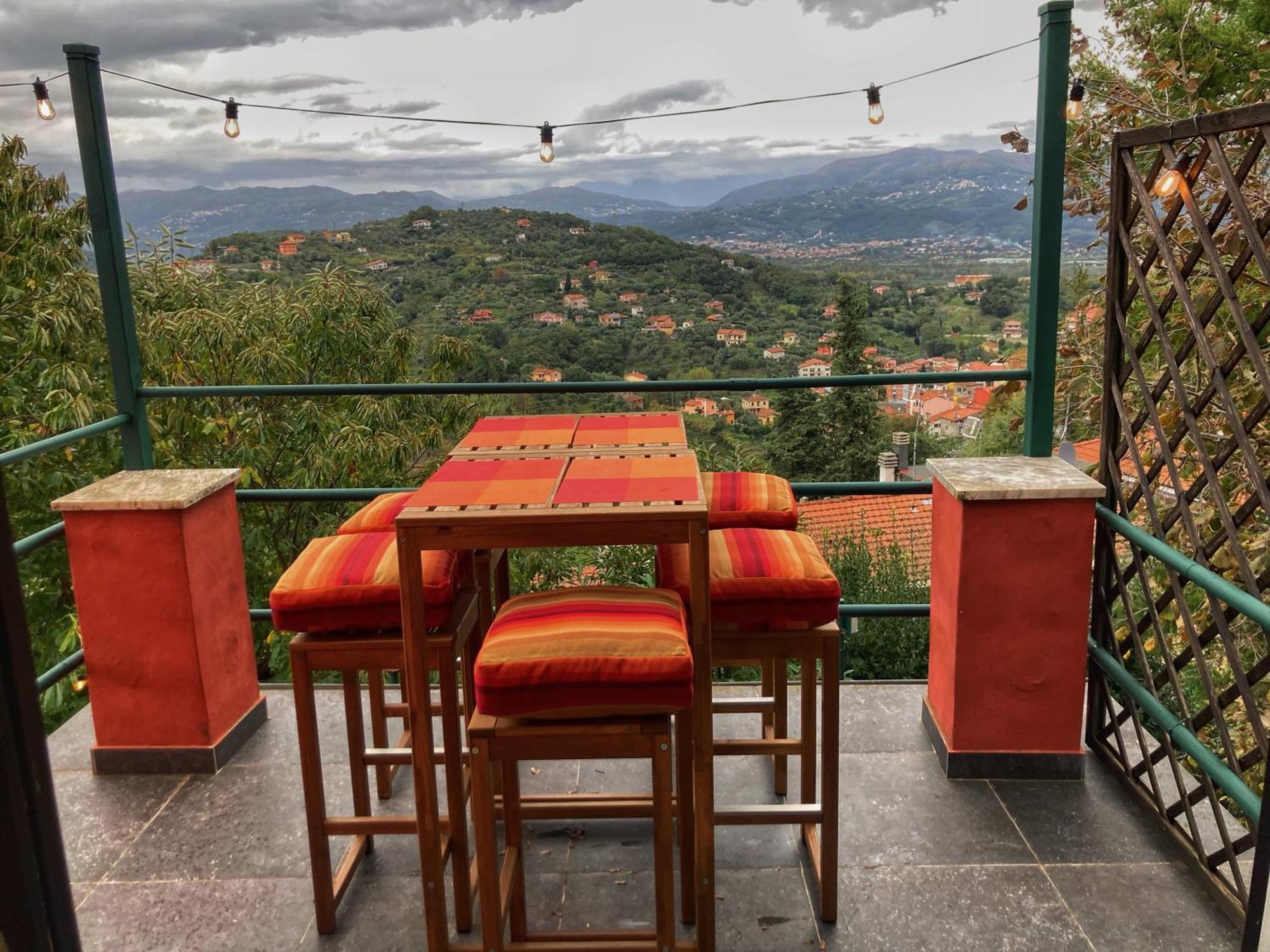 La Casa Rossa Arcola Con Vista Villa Exterior foto